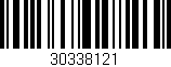 Código de barras (EAN, GTIN, SKU, ISBN): '30338121'