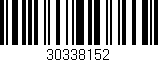 Código de barras (EAN, GTIN, SKU, ISBN): '30338152'