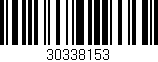 Código de barras (EAN, GTIN, SKU, ISBN): '30338153'