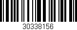 Código de barras (EAN, GTIN, SKU, ISBN): '30338156'