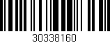 Código de barras (EAN, GTIN, SKU, ISBN): '30338160'