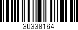 Código de barras (EAN, GTIN, SKU, ISBN): '30338164'