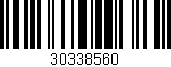 Código de barras (EAN, GTIN, SKU, ISBN): '30338560'