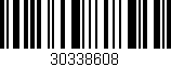 Código de barras (EAN, GTIN, SKU, ISBN): '30338608'