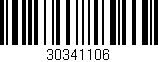 Código de barras (EAN, GTIN, SKU, ISBN): '30341106'