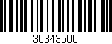 Código de barras (EAN, GTIN, SKU, ISBN): '30343506'