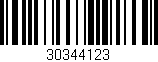 Código de barras (EAN, GTIN, SKU, ISBN): '30344123'