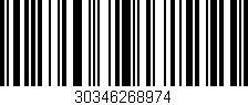 Código de barras (EAN, GTIN, SKU, ISBN): '30346268974'