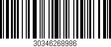 Código de barras (EAN, GTIN, SKU, ISBN): '30346268986'