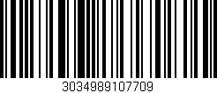 Código de barras (EAN, GTIN, SKU, ISBN): '3034989107709'