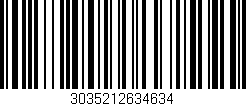 Código de barras (EAN, GTIN, SKU, ISBN): '3035212634634'