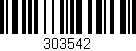Código de barras (EAN, GTIN, SKU, ISBN): '303542'