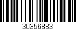 Código de barras (EAN, GTIN, SKU, ISBN): '30356883'