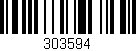Código de barras (EAN, GTIN, SKU, ISBN): '303594'