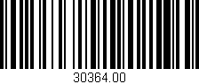 Código de barras (EAN, GTIN, SKU, ISBN): '30364.00'