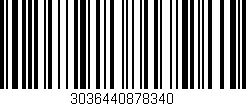Código de barras (EAN, GTIN, SKU, ISBN): '3036440878340'