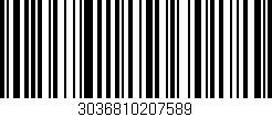 Código de barras (EAN, GTIN, SKU, ISBN): '3036810207589'