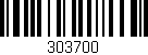 Código de barras (EAN, GTIN, SKU, ISBN): '303700'