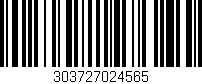 Código de barras (EAN, GTIN, SKU, ISBN): '303727024565'