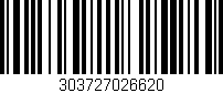 Código de barras (EAN, GTIN, SKU, ISBN): '303727026620'