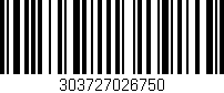 Código de barras (EAN, GTIN, SKU, ISBN): '303727026750'