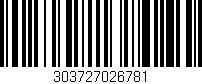Código de barras (EAN, GTIN, SKU, ISBN): '303727026781'