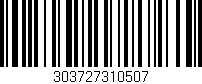 Código de barras (EAN, GTIN, SKU, ISBN): '303727310507'