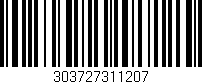 Código de barras (EAN, GTIN, SKU, ISBN): '303727311207'