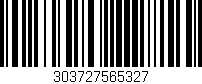 Código de barras (EAN, GTIN, SKU, ISBN): '303727565327'