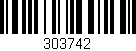 Código de barras (EAN, GTIN, SKU, ISBN): '303742'