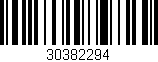Código de barras (EAN, GTIN, SKU, ISBN): '30382294'