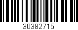 Código de barras (EAN, GTIN, SKU, ISBN): '30382715'