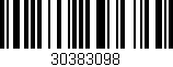 Código de barras (EAN, GTIN, SKU, ISBN): '30383098'