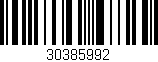 Código de barras (EAN, GTIN, SKU, ISBN): '30385992'