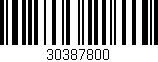 Código de barras (EAN, GTIN, SKU, ISBN): '30387800'