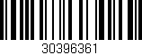 Código de barras (EAN, GTIN, SKU, ISBN): '30396361'