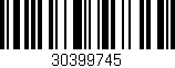 Código de barras (EAN, GTIN, SKU, ISBN): '30399745'