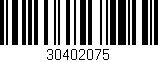 Código de barras (EAN, GTIN, SKU, ISBN): '30402075'