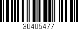 Código de barras (EAN, GTIN, SKU, ISBN): '30405477'