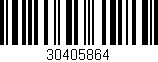 Código de barras (EAN, GTIN, SKU, ISBN): '30405864'