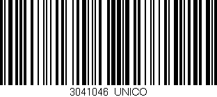 Código de barras (EAN, GTIN, SKU, ISBN): '3041046_UNICO'
