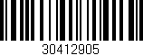 Código de barras (EAN, GTIN, SKU, ISBN): '30412905'