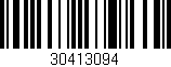 Código de barras (EAN, GTIN, SKU, ISBN): '30413094'