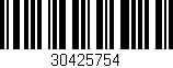 Código de barras (EAN, GTIN, SKU, ISBN): '30425754'