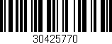 Código de barras (EAN, GTIN, SKU, ISBN): '30425770'