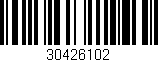 Código de barras (EAN, GTIN, SKU, ISBN): '30426102'