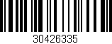 Código de barras (EAN, GTIN, SKU, ISBN): '30426335'