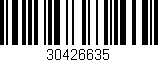 Código de barras (EAN, GTIN, SKU, ISBN): '30426635'