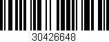 Código de barras (EAN, GTIN, SKU, ISBN): '30426648'