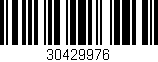Código de barras (EAN, GTIN, SKU, ISBN): '30429976'